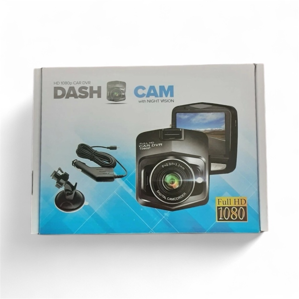 Ash Black On-Dash Camera with Full HD 1080p
